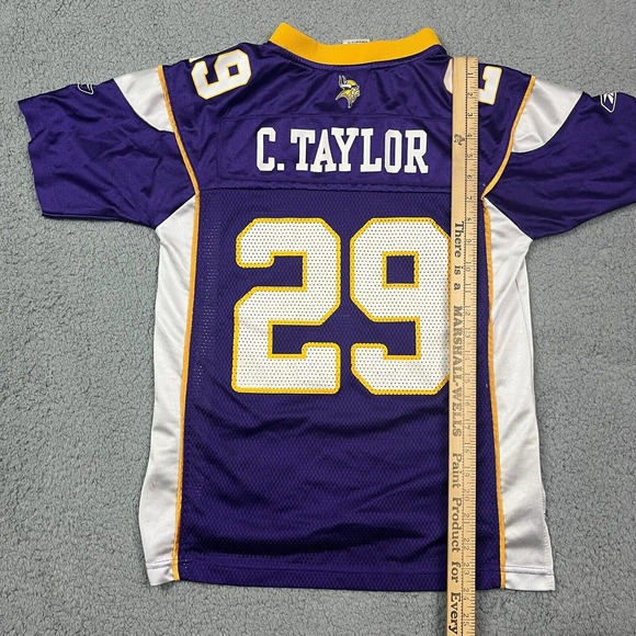Minnesota Vikings Chester Taylor NFL Football Jersey‎ Reebok Youth M - Picture 7 of 7